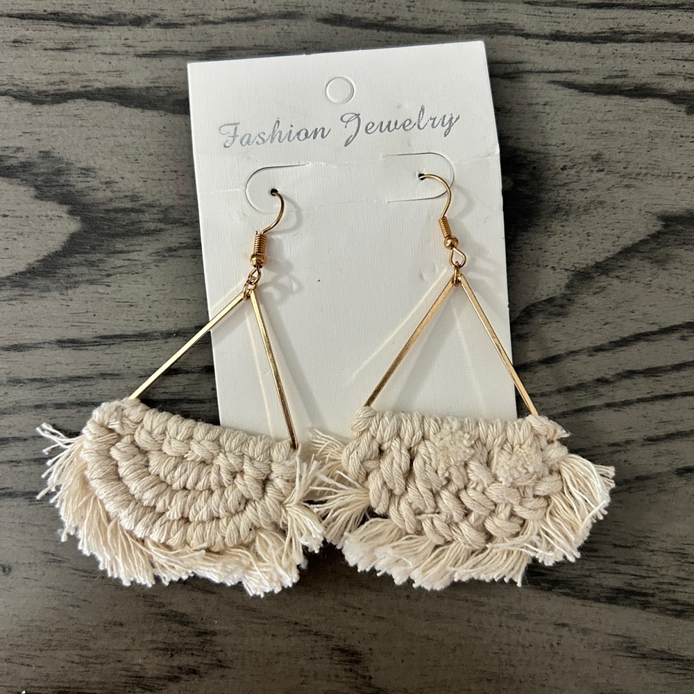 Crochet Dangle Earrings